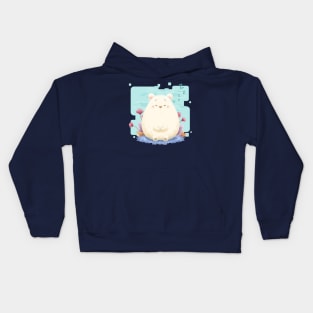 Sleeping Meditation Bear Kids Hoodie